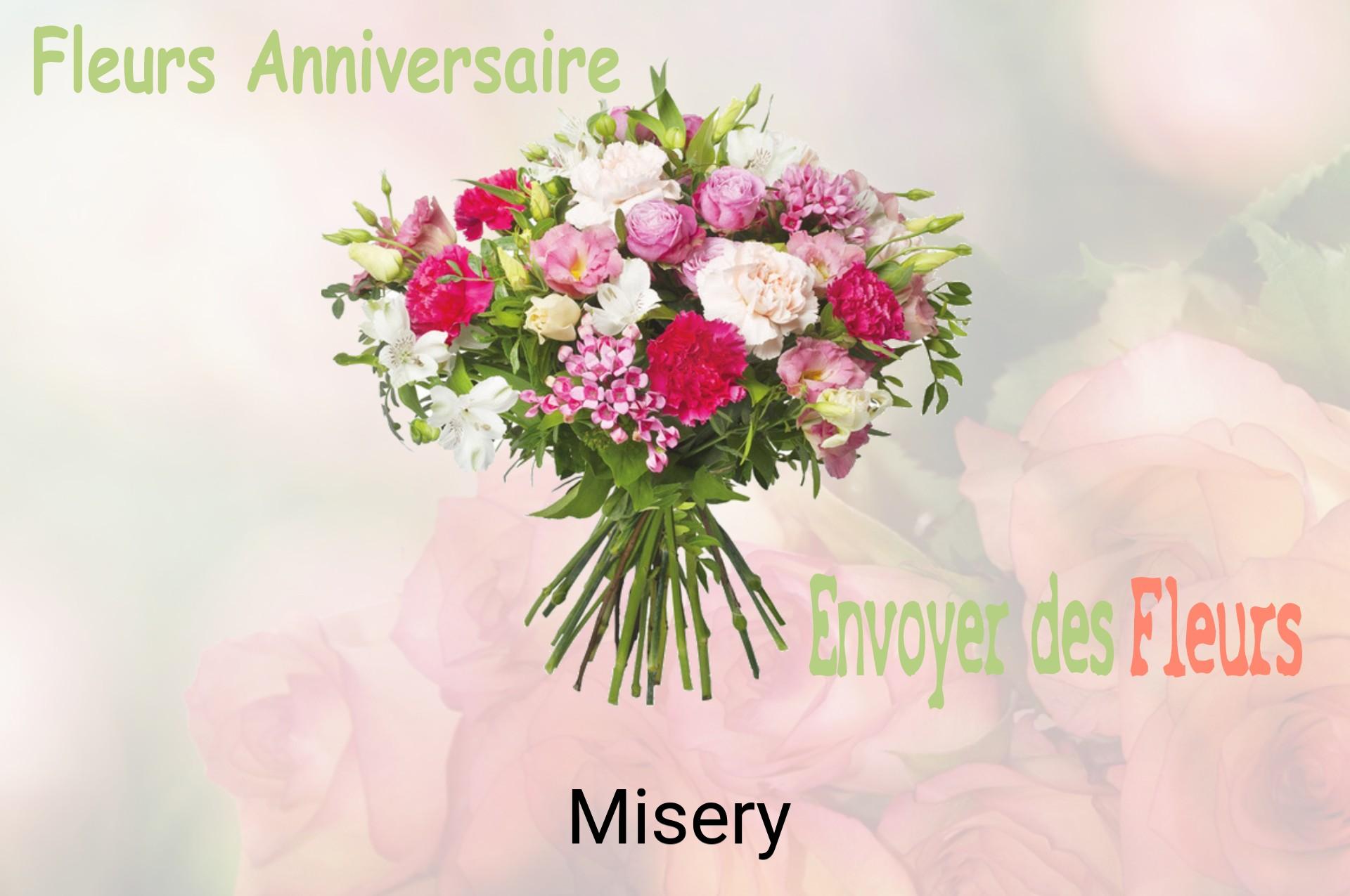 Bouquet de fleurs d’anniversaire livré à Misery